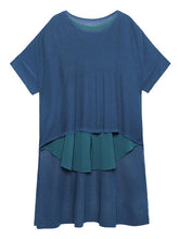 Two-Piece Pleats T-Shirts Wide Leg Pants Suits